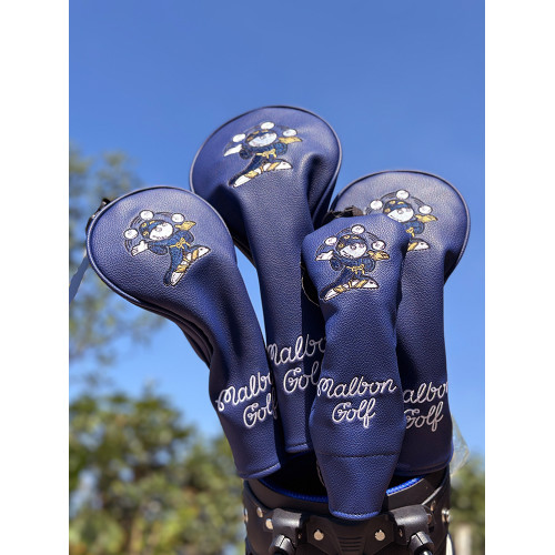 WIZ高爾夫球桿套卡通可愛一號木桿套推桿套防水pu球桿保護套帽套