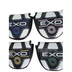 ODYSSEY高爾夫推桿套奧德賽球桿套半圓直條桿頭套魔術貼磁鐵款