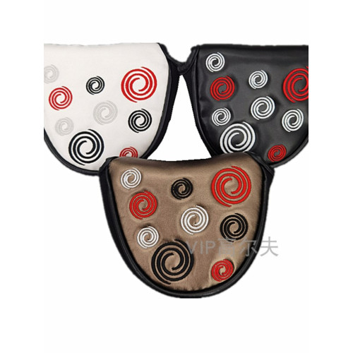 ODYSSEY高爾夫推桿套奧德賽球桿套半圓直條桿頭套魔術貼磁鐵款