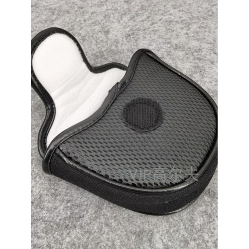 ODYSSEY高爾夫推桿套奧德賽球桿套半圓直條桿頭套魔術貼磁鐵款