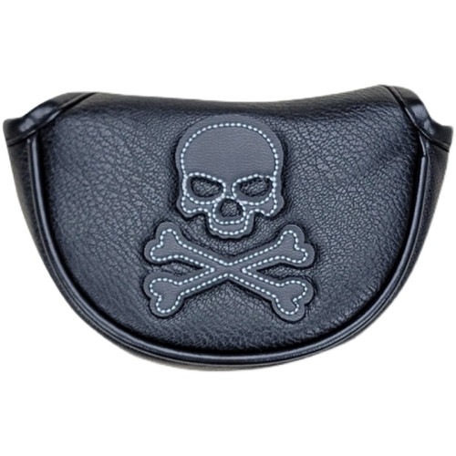 通用款個性骷髏高爾夫球桿套 桿頭套 大小半圓大頭推桿套球頭帽套