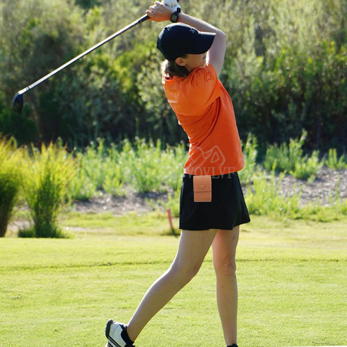 高爾夫球腰包測距儀包收納袋掛包PU皮套可裝4顆球高爾夫小球袋 高爾夫球腰包測距儀包收納袋掛包PU皮套可裝4顆球高爾夫小球袋