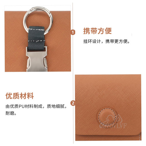 高爾夫球腰包測距儀包收納袋掛包PU皮套可裝4顆球高爾夫小球袋 高爾夫球腰包測距儀包收納袋掛包PU皮套可裝4顆球高爾夫小球袋