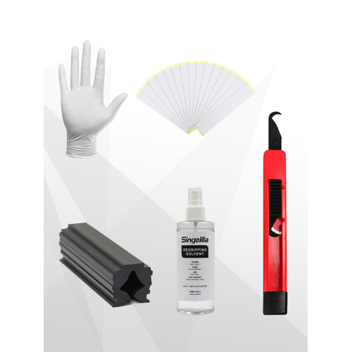 高爾夫桿套更換工具單人可換15支球桿握把七件套換鐵桿套握把工具 高爾夫桿套更換工具單人可換15支球桿握把七件套換鐵桿套握把工具