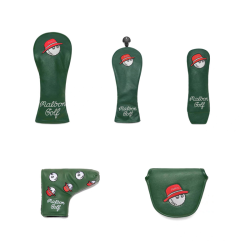 韓單 漁夫帽子高爾夫球桿頭套 木桿套 推桿套 球桿保護套golf帽套