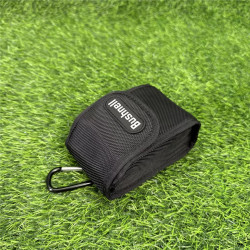 磁吸搭釦 高爾夫測距儀包 黑色 帆布面料耐用結實可水洗 可穿皮帶