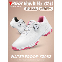 PGM 2025高爾夫鞋子女防水女鞋增高防滑女士透氣女款旋鈕運動球鞋