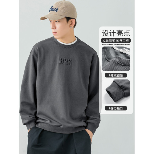 WOODSOON秋冬款加絨加厚衛衣男情侶休閒寬松圓領T恤春季男士上衣 WOODSOON秋冬款加絨加厚衛衣男情侶休閒寬松圓領T恤春季男士上衣