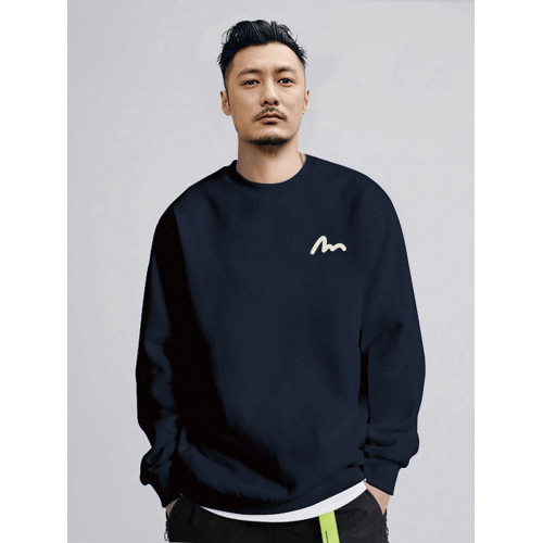 秋冬衛衣男士美式潮牌圓領上衣男冬季新款藏藍色寬松男裝加絨衣服 秋冬衛衣男士美式潮牌圓領上衣男冬季新款藏藍色寬松男裝加絨衣服