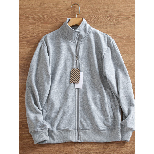 訂單 春季男士水洗棉針織毛圈純色休閒開衫立領衛衣 拉鍊外套 訂單 春季男士水洗棉針織毛圈純色休閒開衫立領衛衣 拉鍊外套