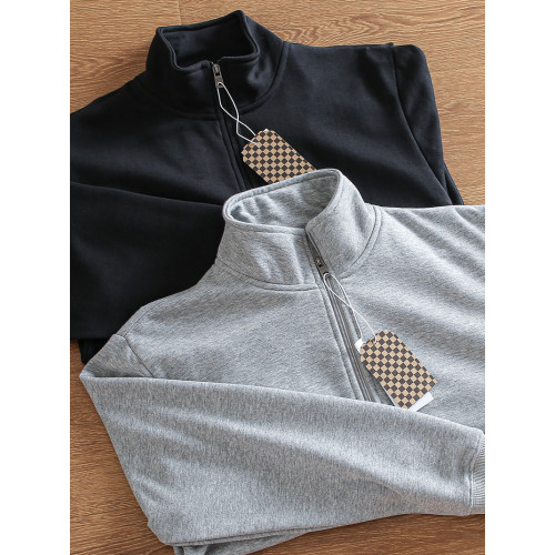 訂單 春季男士水洗棉針織毛圈純色休閒開衫立領衛衣 拉鍊外套 訂單 春季男士水洗棉針織毛圈純色休閒開衫立領衛衣 拉鍊外套