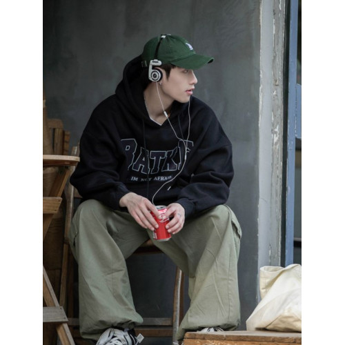 特大碼300斤純棉重磅連帽衛衣男裝秋冬季美式復古潮牌ins寬松外套 特大碼300斤純棉重磅連帽衛衣男裝秋冬季美式復古潮牌ins寬松外套