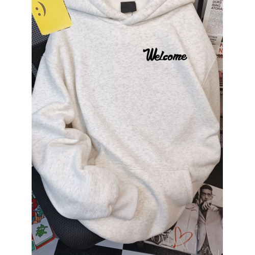 美式oversize簡約字母純棉連帽衛衣男女秋冬ins潮流休閒寬松外套