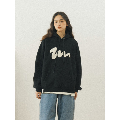 714street美式落肩袖寬松連帽衛衣男女秋冬季灰色帽衫情侶裝上衣 714street美式落肩袖寬松連帽衛衣男女秋冬季灰色帽衫情侶裝上衣