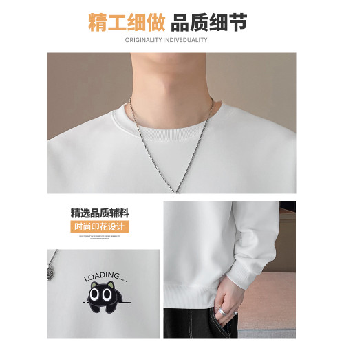 唐獅集團DESSO美式加絨男士衛衣秋冬新款圓領長袖t恤男裝情侶上衣 唐獅集團DESSO美式加絨男士衛衣秋冬新款圓領長袖t恤男裝情侶上衣