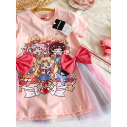 不一樣的親子裝夏季連衣裙炸街母女裝短袖裙子ins風寶寶洋氣休閒