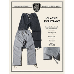 活力滿滿去散步 NonStock 法式特裡重磅純棉面料美式復古運動衛褲