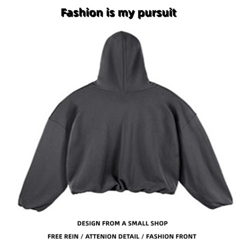 美式復古重磅廓形衛衣男女連帽衫個性痞帥ins潮情侶休閒高街上衣 美式復古重磅廓形衛衣男女連帽衫個性痞帥ins潮情侶休閒高街上衣