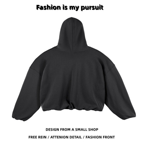 美式復古重磅廓形衛衣男女連帽衫個性痞帥ins潮情侶休閒高街上衣 美式復古重磅廓形衛衣男女連帽衫個性痞帥ins潮情侶休閒高街上衣