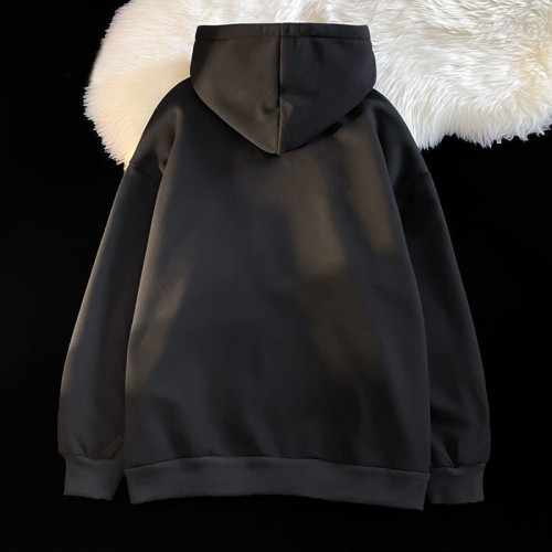 百搭休閒貓咪印花連帽開衫外套情侶裝寬松ins潮流秋冬拉鍊衛衣男 百搭休閒貓咪印花連帽開衫外套情侶裝寬松ins潮流秋冬拉鍊衛衣男