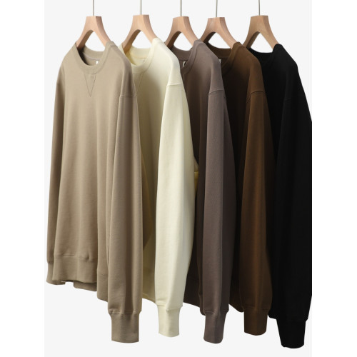 男士純棉毛圈衛衣 基礎款全棉圓領長袖打底衫 寬松上衣春秋款男裝 男士純棉毛圈衛衣 基礎款全棉圓領長袖打底衫 寬松上衣春秋款男裝