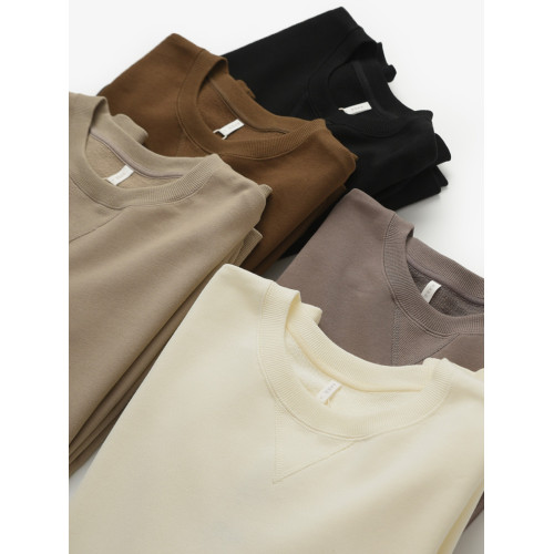 男士純棉毛圈衛衣 基礎款全棉圓領長袖打底衫 寬松上衣春秋款男裝 男士純棉毛圈衛衣 基礎款全棉圓領長袖打底衫 寬松上衣春秋款男裝