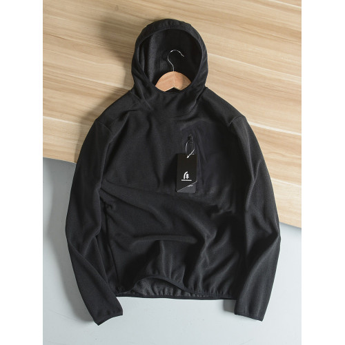 平替款輕量化蓬松保暖胸前壓膠口袋戶外搖粒絨抓絨衣男士連帽衛衣 平替款輕量化蓬松保暖胸前壓膠口袋戶外搖粒絨抓絨衣男士連帽衛衣