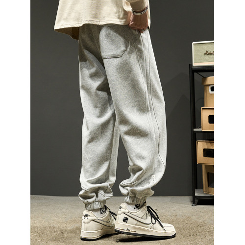 運動衛褲男士秋冬款加絨加厚重磅休閒褲子男生長褲冬季美式潮男褲 運動衛褲男士秋冬款加絨加厚重磅休閒褲子男生長褲冬季美式潮男褲