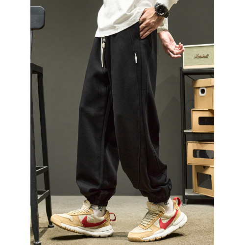 運動衛褲男士秋冬款加絨加厚重磅休閒褲子男生長褲冬季美式潮男褲 運動衛褲男士秋冬款加絨加厚重磅休閒褲子男生長褲冬季美式潮男褲