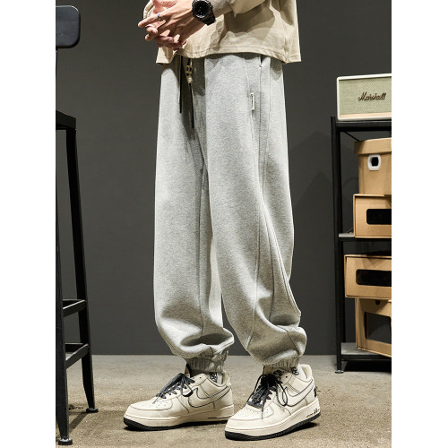 運動衛褲男士秋冬款加絨加厚重磅休閒褲子男生長褲冬季美式潮男褲 運動衛褲男士秋冬款加絨加厚重磅休閒褲子男生長褲冬季美式潮男褲