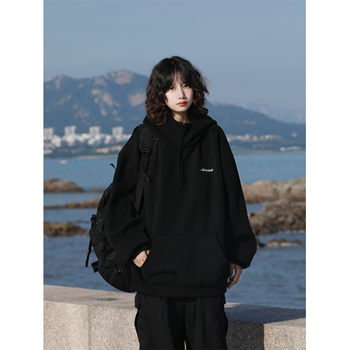 阿於呆日系復古原創重磅400g半拉鍊連帽衛衣男寬松廓形加厚外套女 阿於呆日系復古原創重磅400g半拉鍊連帽衛衣男寬松廓形加厚外套女