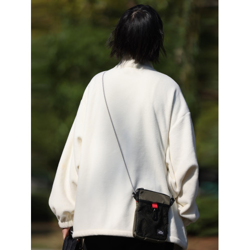 Nobodyknows 春秋基礎日系復古半高領搖粒絨保暖內搭純色情侶衛衣 Nobodyknows 春秋基礎日系復古半高領搖粒絨保暖內搭純色情侶衛衣