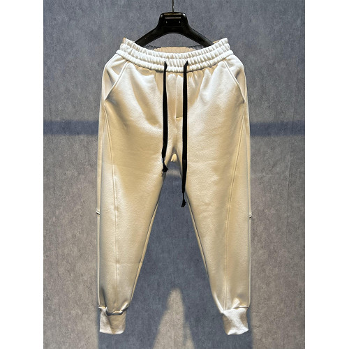 加絨男衛褲男春秋款潮牌束腳運動褲美式潮流寬松純色百搭休閒長褲 加絨男衛褲男春秋款潮牌束腳運動褲美式潮流寬松純色百搭休閒長褲