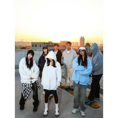 美式復古灰色開衫衛衣男400g重磅連帽oversize潮牌春秋款情侶外套 美式復古灰色開衫衛衣男400g重磅連帽oversize潮牌春秋款情侶外套