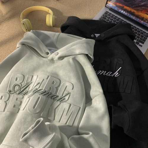 重磅衛衣男款春季連帽青少年美式復古2025新款春秋加絨男生上衣 重磅衛衣男款春季連帽青少年美式復古2025新款春秋加絨男生上衣