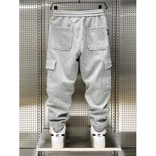 束腳工裝衛褲男春秋新款百搭多口袋針織休閒褲青少年潮牌九分長褲 束腳工裝衛褲男春秋新款百搭多口袋針織休閒褲青少年潮牌九分長褲