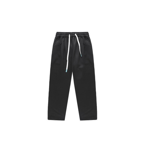 @港仔文藝男 灰色衛褲男秋冬男款直筒休閒運動長褲男生寬松褲子