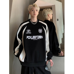 美式重磅衛衣男款秋冬加絨加厚青少年衣服2025新大碼男裝痞帥上衣