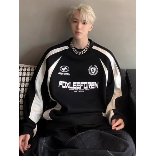 美式重磅衛衣男款秋冬加絨加厚青少年衣服2025新大碼男裝痞帥上衣 美式重磅衛衣男款秋冬加絨加厚青少年衣服2025新大碼男裝痞帥上衣