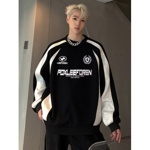 美式重磅衛衣男款秋冬加絨加厚青少年衣服2025新大碼男裝痞帥上衣 美式重磅衛衣男款秋冬加絨加厚青少年衣服2025新大碼男裝痞帥上衣