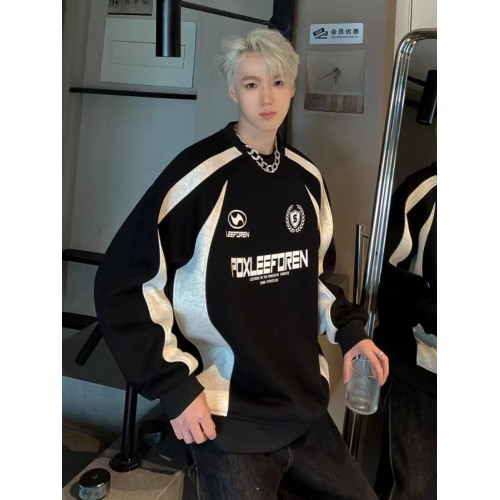 美式重磅衛衣男款秋冬加絨加厚青少年衣服2025新大碼男裝痞帥上衣 美式重磅衛衣男款秋冬加絨加厚青少年衣服2025新大碼男裝痞帥上衣