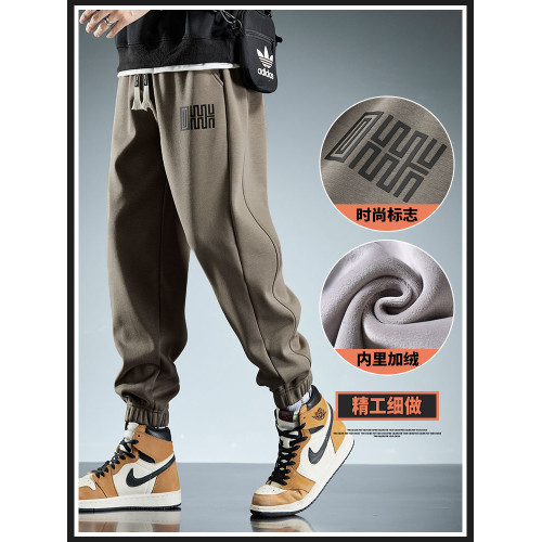 秋冬季新款男士衛褲加絨加厚哈倫褲禦寒保暖帶絨外穿束腳男運動褲 秋冬季新款男士衛褲加絨加厚哈倫褲禦寒保暖帶絨外穿束腳男運動褲