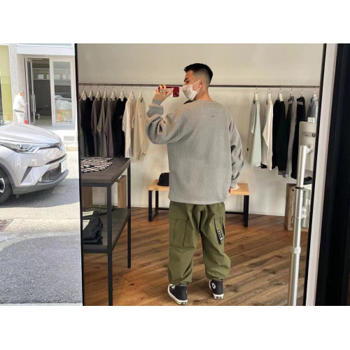 潮牌WTAPS WAFFLE LS COTTON華夫格圓領日系休閒寬松套頭衛衣22SS 潮牌WTAPS WAFFLE LS COTTON華夫格圓領日系休閒寬松套頭衛衣22SS