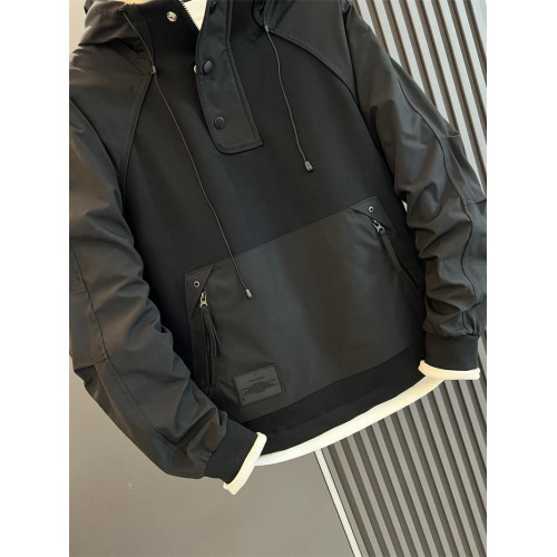 秋冬大口袋加絨工裝拉鍊套頭連帽衛衣男士純色拼接休閒百搭上衣潮 秋冬大口袋加絨工裝拉鍊套頭連帽衛衣男士純色拼接休閒百搭上衣潮