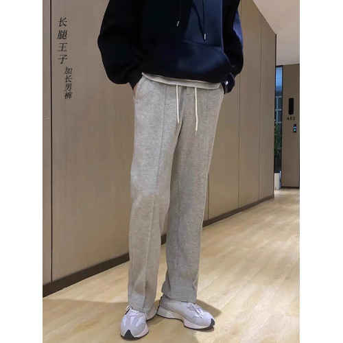 純棉加長版青少年男瘦高個子春秋款190垂感直筒休閒運動長腿衛褲 純棉加長版青少年男瘦高個子春秋款190垂感直筒休閒運動長腿衛褲