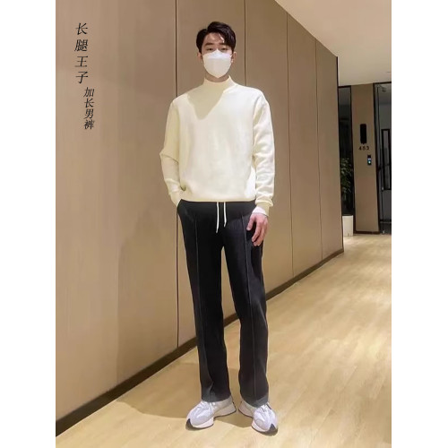 純棉加長版青少年男瘦高個子春秋款190垂感直筒休閒運動長腿衛褲 純棉加長版青少年男瘦高個子春秋款190垂感直筒休閒運動長腿衛褲