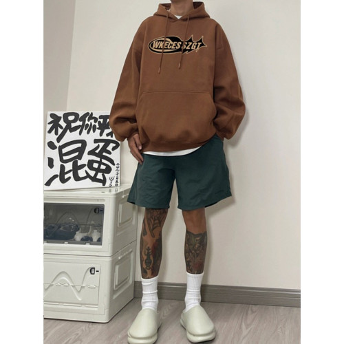 特大碼300斤重磅純棉衛衣男裝秋冬美式復古情侶連帽潮牌寬松外套2 特大碼300斤重磅純棉衛衣男裝秋冬美式復古情侶連帽潮牌寬松外套2