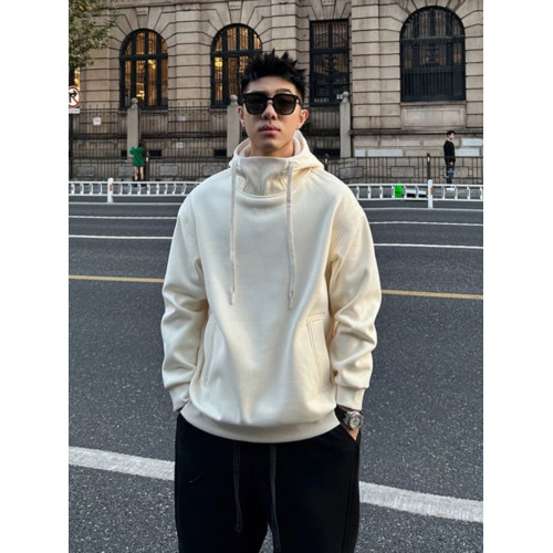 秋冬加絨美式500克重磅潮牌連帽衛衣男高領時尚百搭寬松落肩上衣 秋冬加絨美式500克重磅潮牌連帽衛衣男高領時尚百搭寬松落肩上衣