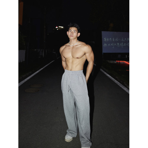 PAPASLILMONSTER美式街頭Cleanfit 設計感長褲簡約百搭運動衛褲男 PAPASLILMONSTER美式街頭Cleanfit 設計感長褲簡約百搭運動衛褲男