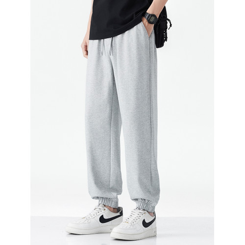 hansca2025秋冬季寬松束腳衛褲男針織休閒褲加絨加厚大碼運動褲子 hansca2025秋冬季寬松束腳衛褲男針織休閒褲加絨加厚大碼運動褲子